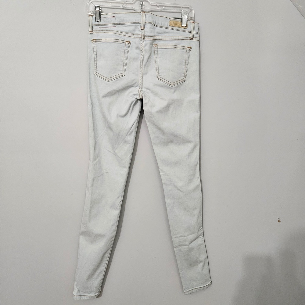 Angry Rabbit Light Wash Skinny Jeans ASK151 Size 28 Made in USA Y2K Aesthetic - Picture 4 of 8